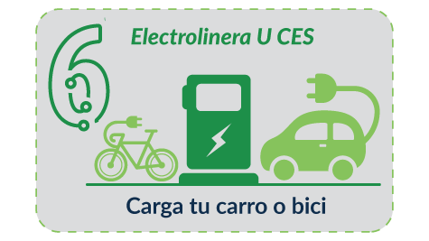 Paso 6 - Si tienes carro o bici eléctrica usa la electrolinera